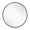 Homebase Mirrors | Aluminium Industrial Round Mirror - 80Cm