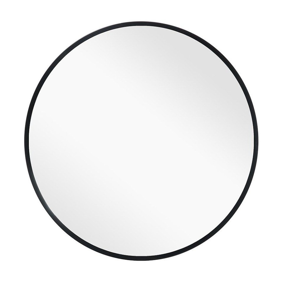 Homebase Mirrors | Aluminium Industrial Round Mirror - 80Cm