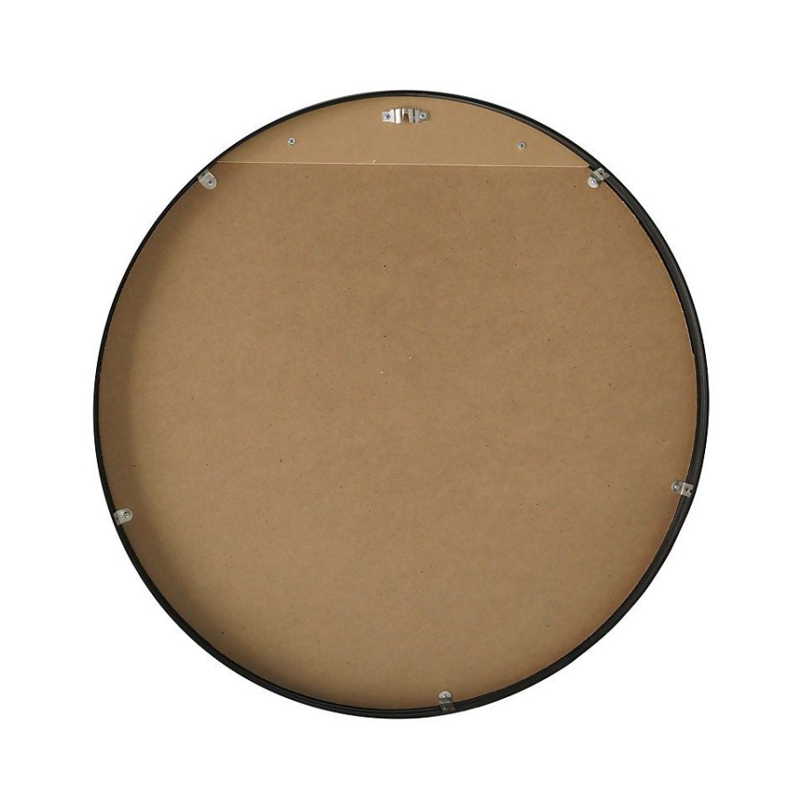 Homebase Mirrors | Aluminium Industrial Round Mirror - 80Cm