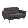 Homebase Sofas And Sofa Beds | Scandi Savannah 2 Seat Sofa - Charcoal