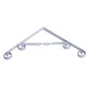 Homebase Shelving Brackets | Scroll Bracket - White - 150X150Mm