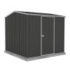 Homebase Garden Sheds | Absco 7.5 X 7.5Ft Premier Apex - Dark Grey