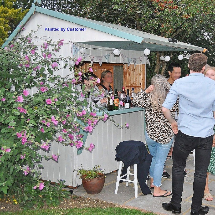 Homebase Garden Buildings | Shire 6X4Ft Wooden Garden Bar