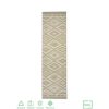 Homebase Rugs | Recycled Diamond Rug - Natural - 60X230Cm