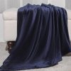 Homebase Bedspreads And Throws | Fleece Throw - 120X150Cm - Navy