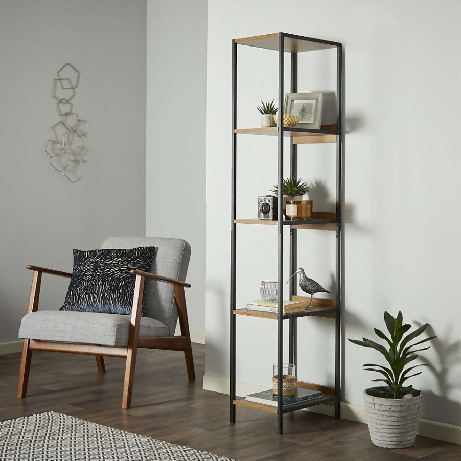 Homebase Office Furniture | Layton Tall Shelving Unit