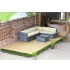 Homebase Garden Decking | Swift Deck Complete Decking Kit - 2.4 X 7.0M