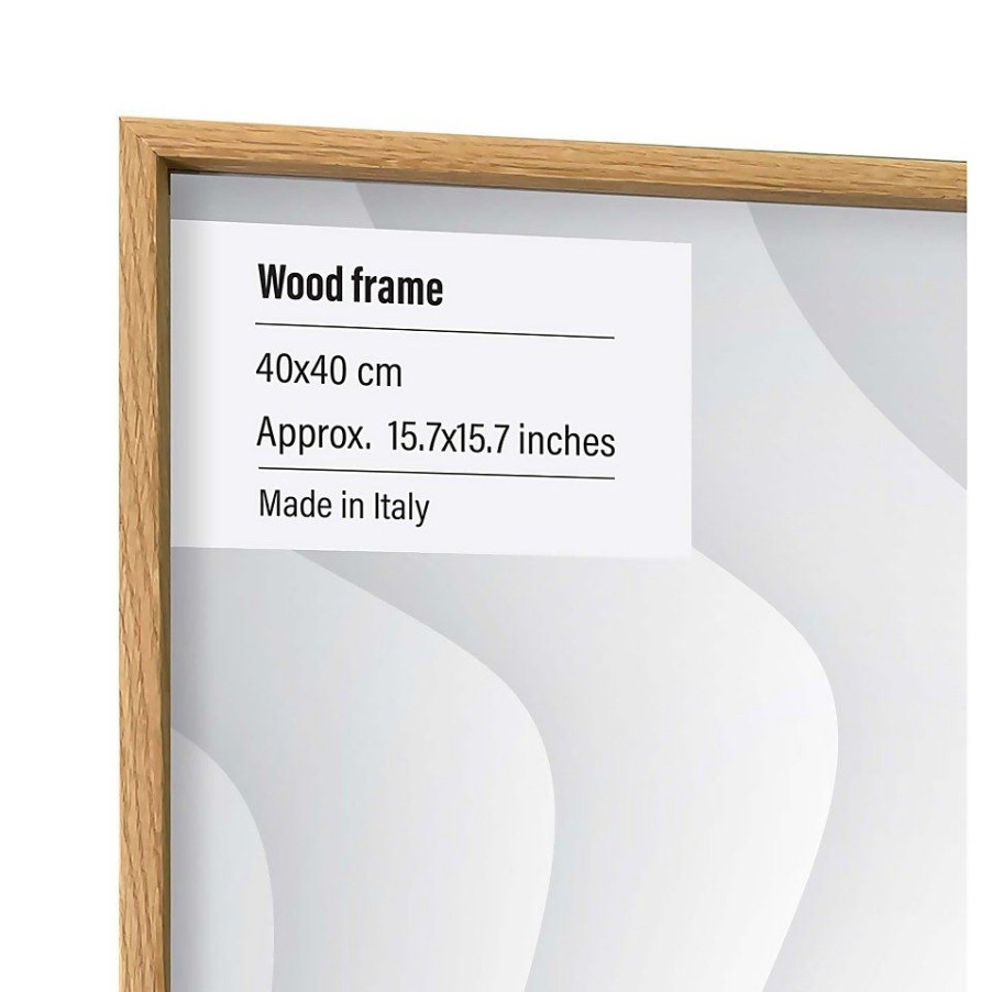 Homebase Photo Frames | Wood Photo Frame - 40X40Cm - Oak