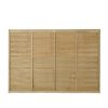 Homebase Garden Fencing | 6Ft X 4Ft (1.83M X 1.22M) Pressure Treated Superlap Fence Panel - Pack Of 4 (Home Delivery)