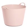 Homebase Storage Containers | Strata Tuff Tub - 14L - Blush Pink