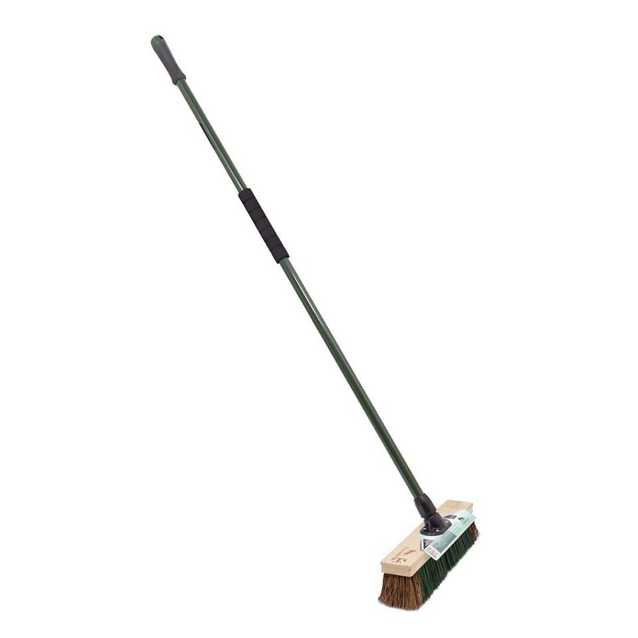 Homebase Garden Hand Tools | Charles Bentley Charnwood Utility Broom With Scraper