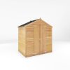 Homebase Garden Sheds | Mercia 4 X 6Ft Overlap Apex Windowless Wooden Shed