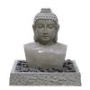 Homebase Water Features | Stylish Fountain Lotus Buddha Water Feature With Leds