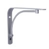 Homebase Shelving Brackets | Arch Bracket - Silver - 13X18Cm