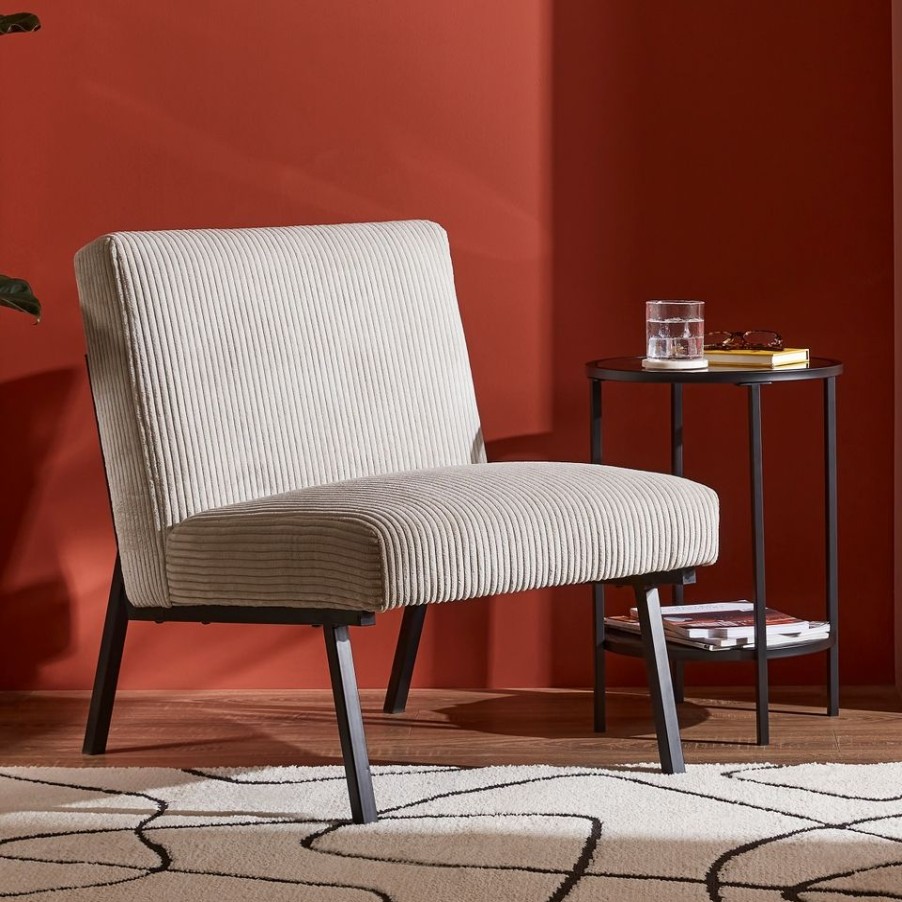 Homebase Chairs | Lukas Cord Accent Chair - Grey