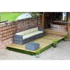 Homebase Garden Decking | Swift Deck Complete Decking Kit - 4.75 X 7.0M