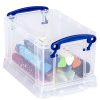 Homebase Storage Containers | Really Useful Storage Box - 0.7L - Clear