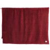 Homebase Bedspreads And Throws | Snuggle Fleece Throw - 130X180Cm - Claret