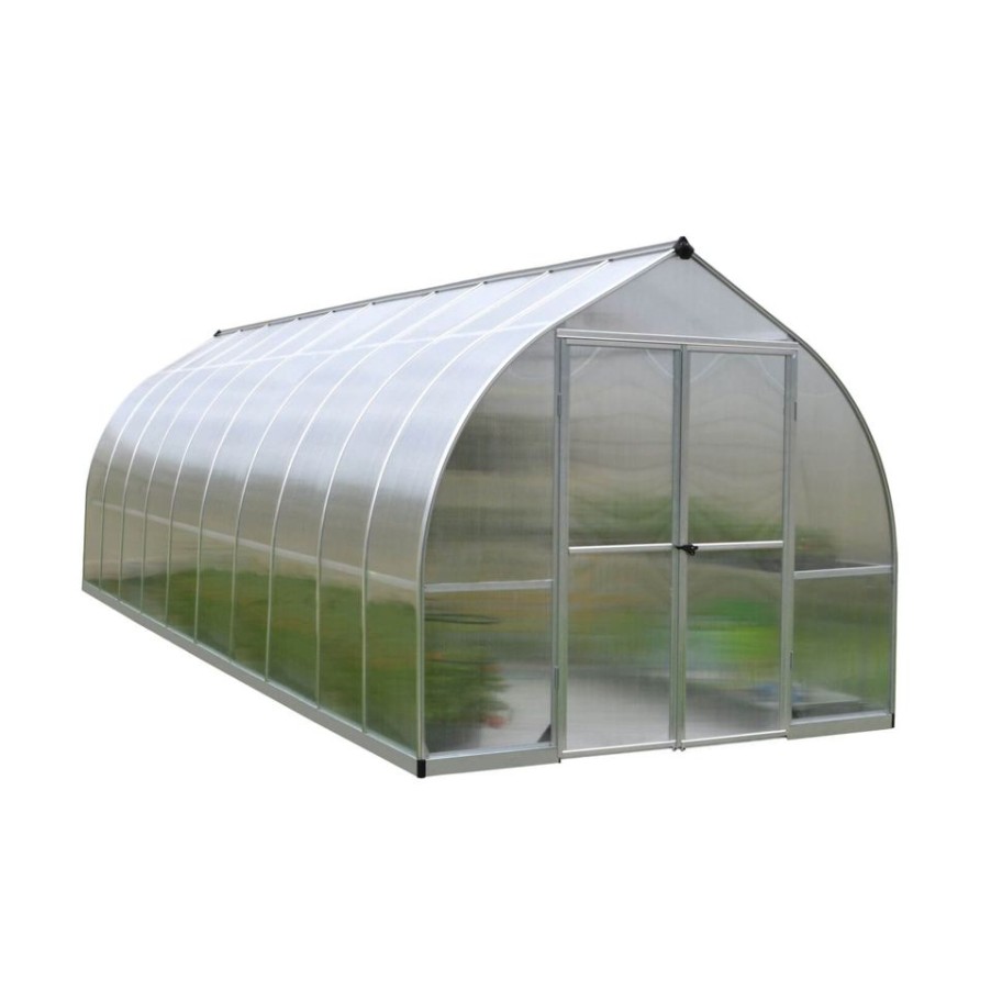 Homebase Greenhouses | Palram 8 X 20 Silver Canopia Bella Greenhouse