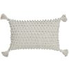 Homebase Cushions | Woven Bobble Tassel Cushion