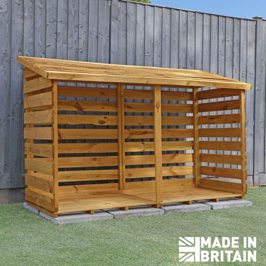 Homebase Garden Storage | Mercia Double Log Store