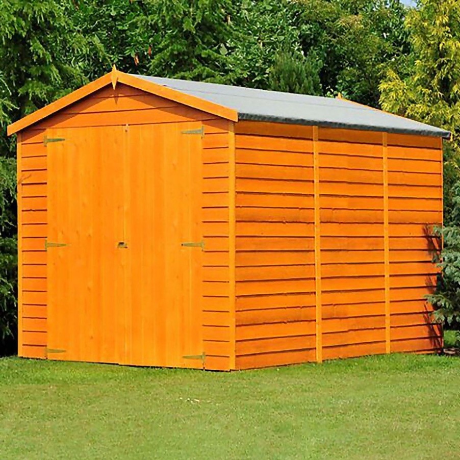 Homebase Garden Sheds | Shire12 X 6Ft Shed Overlap Double Door - No Windows