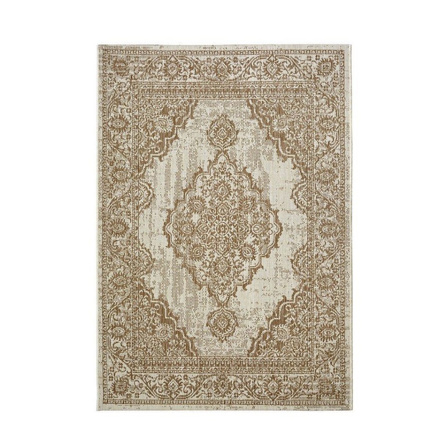 Homebase Rugs | Indoor Outdoor Medallion Rug - Natural - 160X230Cm