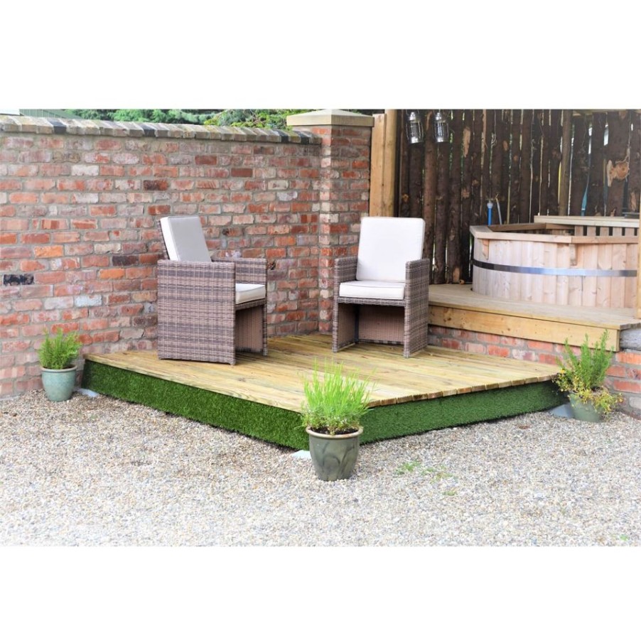 Homebase Garden Decking | Swift Deck Complete Decking Kit - 4.75 X 4.7M