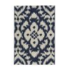 Homebase Rugs | Indoor Outdoor Ikat Rug - Navy - 120X170Cm