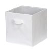 Homebase Cube Storage | Compact Cube Fabric Insert - Vivid White