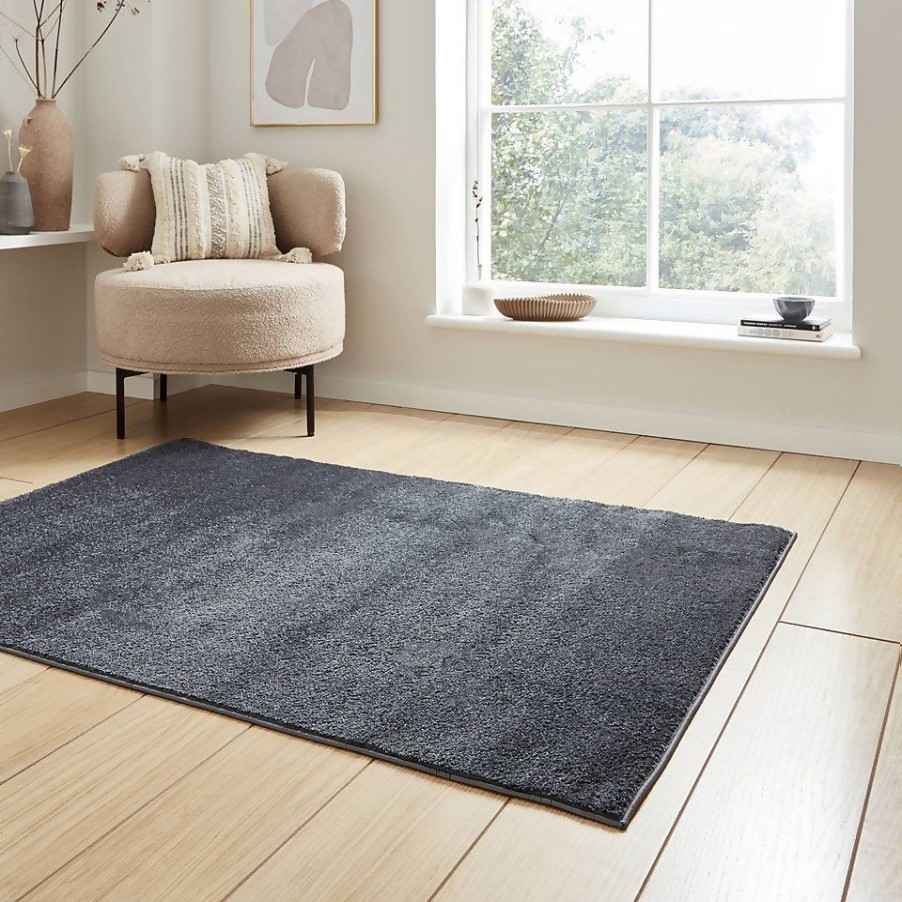 Homebase Storage & Home Deals | Otis Rug - Charcoal - 80X150Cm