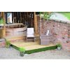 Homebase Garden Decking | Swift Deck Complete Decking Kit - 2.4 X 2.4M