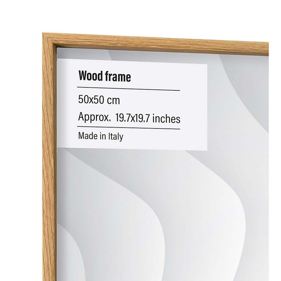 Homebase Photo Frames | Wood Photo Frame - 50X50Cm - Oak