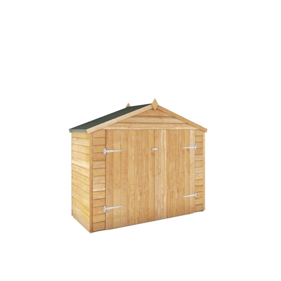 Homebase Garden Storage | Mercia 7 X 3Ft Overlap Apex Bike Shed - Installation Included