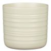 Homebase Plant Pots | Scheurich Ripple Soft Green Indoor Pot - 23Cm