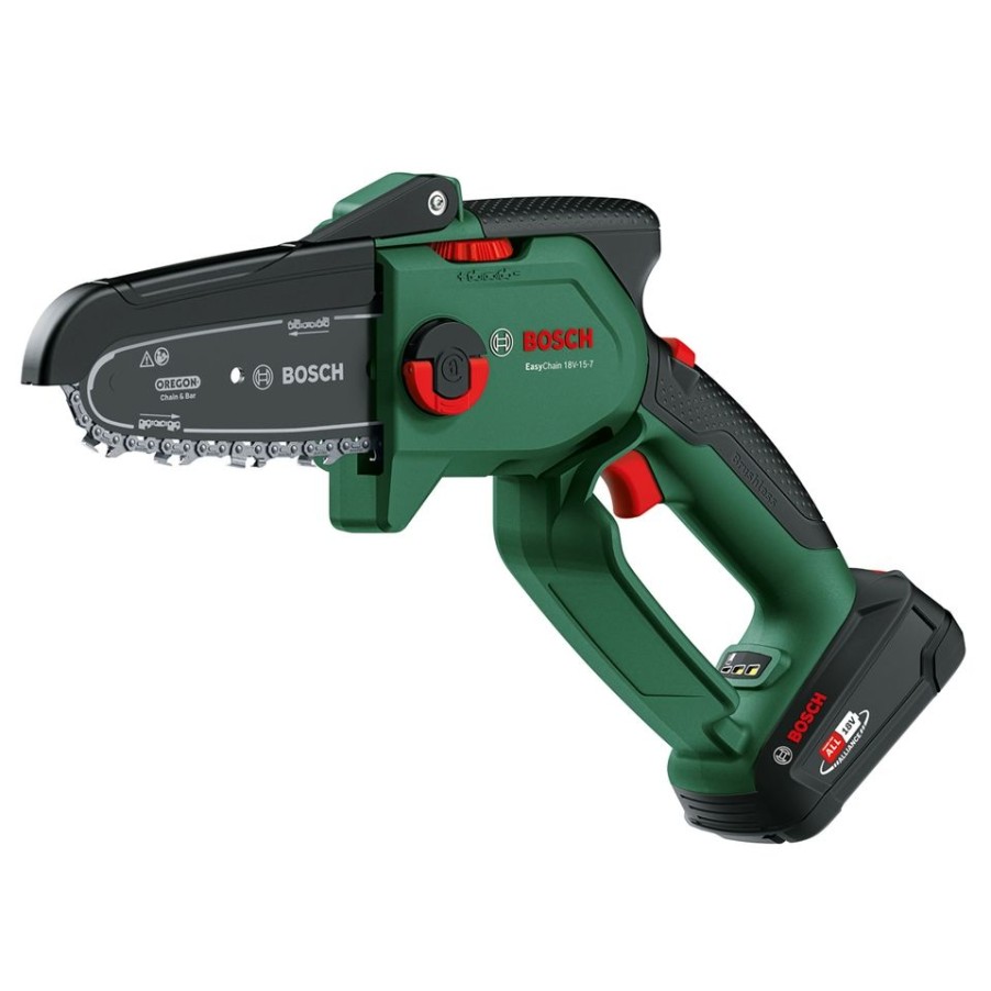 Homebase Chainsaws | Bosch Easychain Cordless Chainsaw 18V-15-7