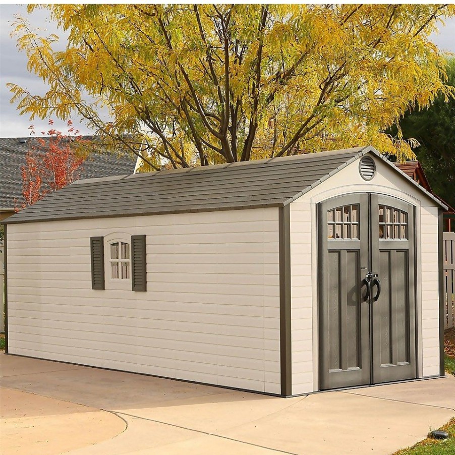 Homebase Garden Sheds | Lifetime 8 X 20Ft Outdoor Storage Shed - Installation Included