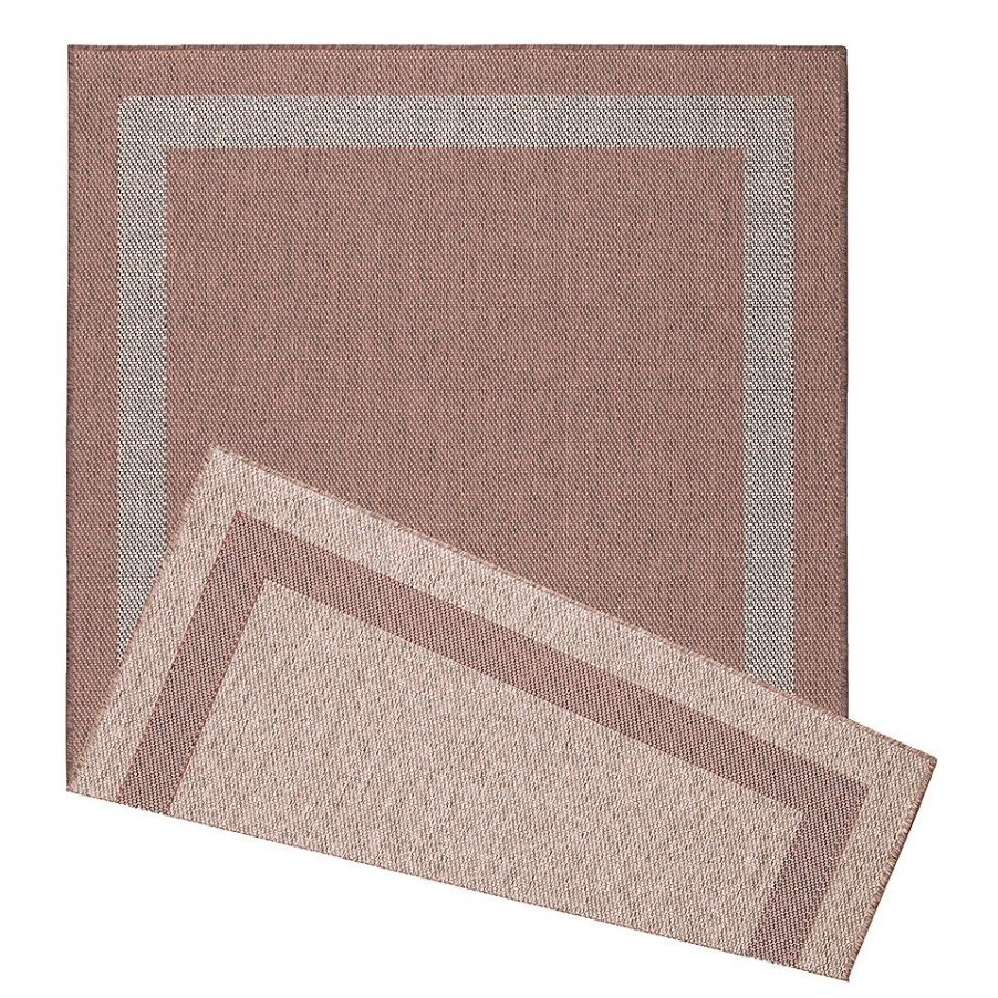 Homebase Rugs | Duo Weave Indoor/Outdoor Rug - Rust - 160X230Cm