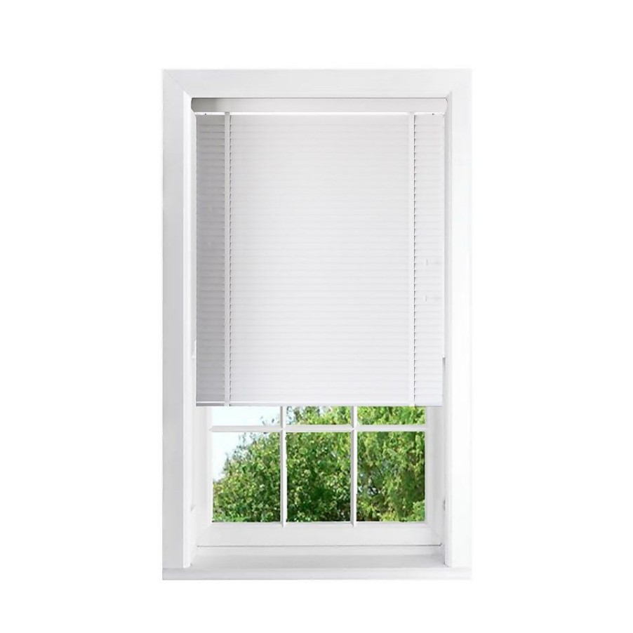 Homebase Storage & Home Deals | White 50Mm Faux Wood Venetian Blind - 180X160Cm