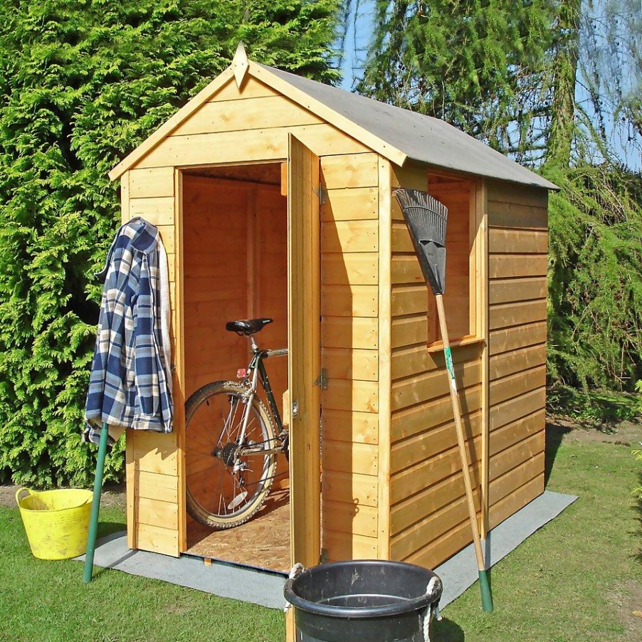 Homebase Garden Sheds | Shire 6 X 4Ft Shed Shetland Shiplap