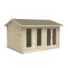 Homebase Garden Buildings | Chiltern 4.0M X 3.0M Log Cabin Double Glazed 34Kg Felt, Plus Underlay