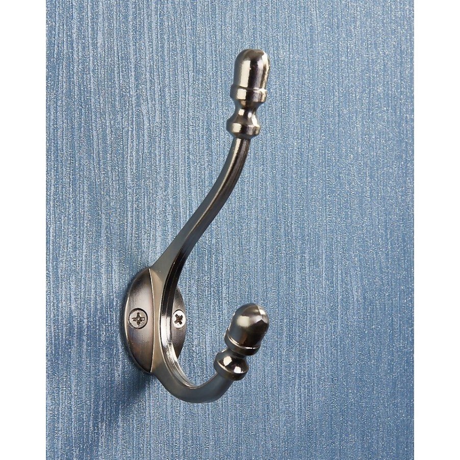 Homebase Hallway Furniture | Antique Deco Hook - Satin Nickel