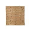 Homebase Garden Fencing | 1.8M X 1.8M Pressure Treated Decorative Europa Plain Fence Panel - Pack Of 5 (Home Delivery)