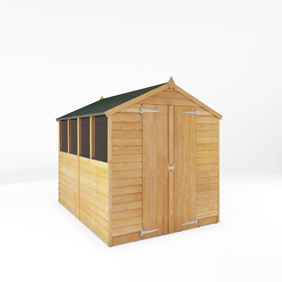 Homebase Garden Sheds | Mercia 8 X 6Ft Overlap Apex Shed - Installation Included