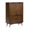 Homebase Hallway Furniture | Harley Acacia Tall Storage Cabinet