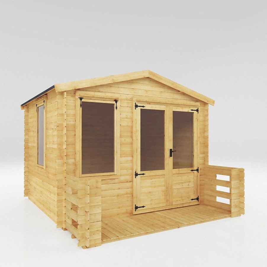 Homebase Garden Buildings | Mercia 3.3 X 3.7M Sherwood Log Cabin