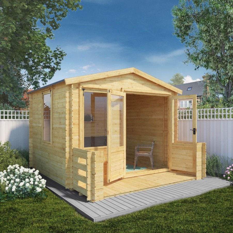 Homebase Garden Buildings | Mercia 3.3 X 3.7M Sherwood Log Cabin