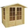 Homebase Garden Buildings | Shire 7 X 7Ft Buckingham Double Door Summerhouse - Including Installation