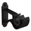 Homebase Curtain Poles & Tracks | Push Fit Curtain Bracket -Matt Black