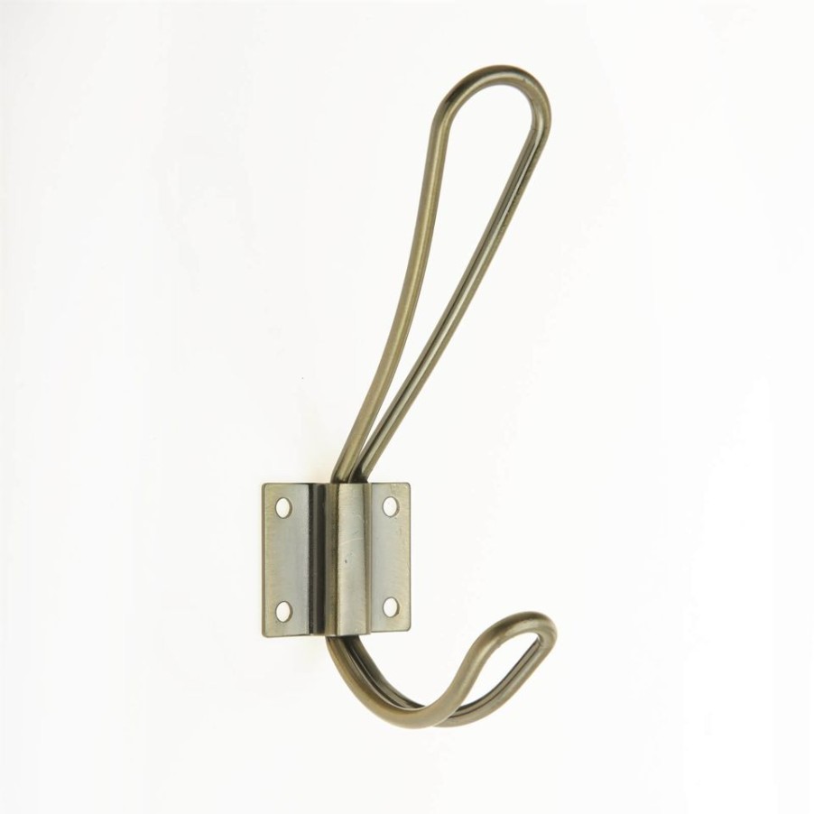 Homebase Hallway Furniture | Wire Hook - Antique Brass